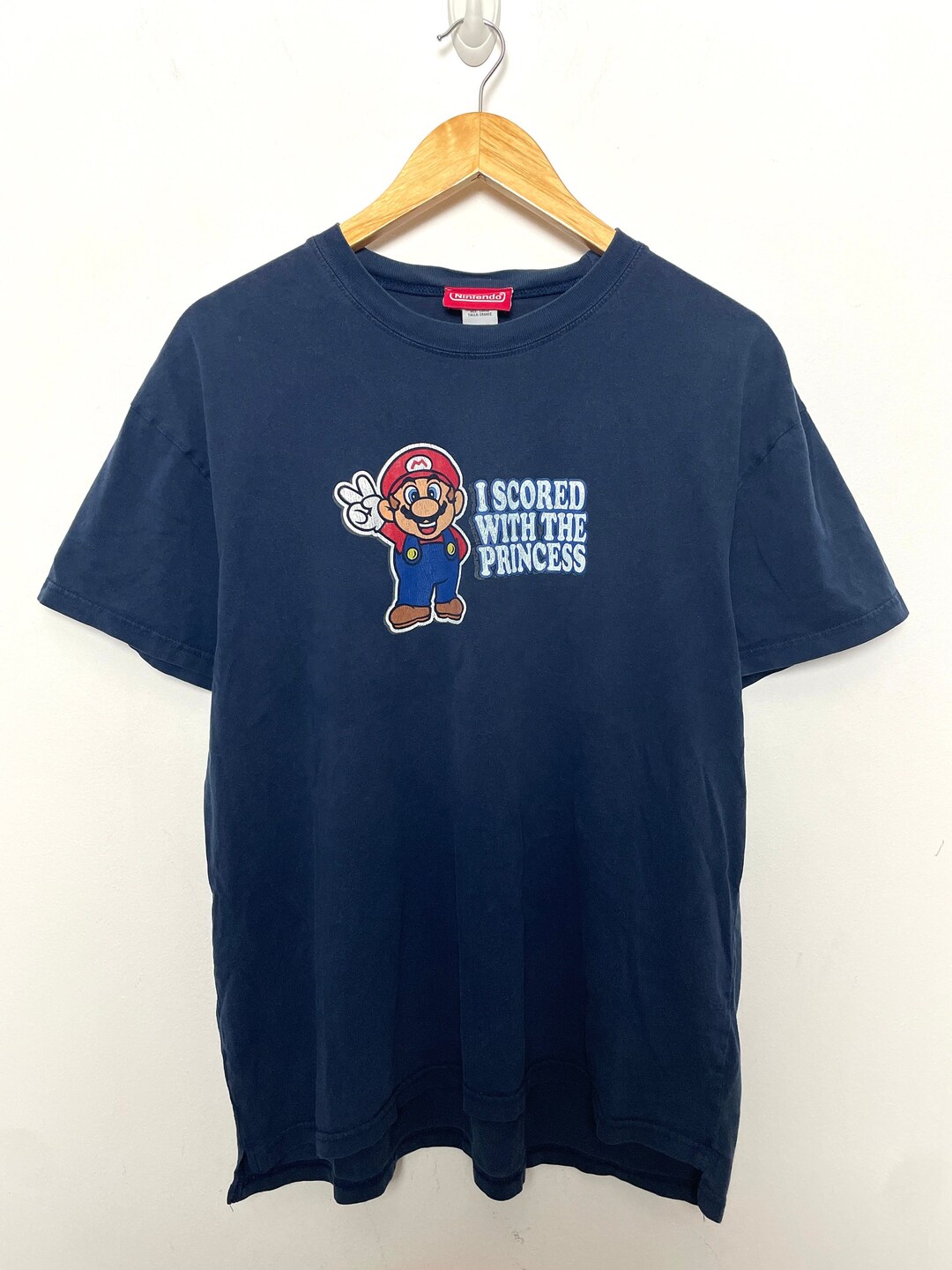 Vintage Y2K Nintendo Super Mario “I Scored With the Princess