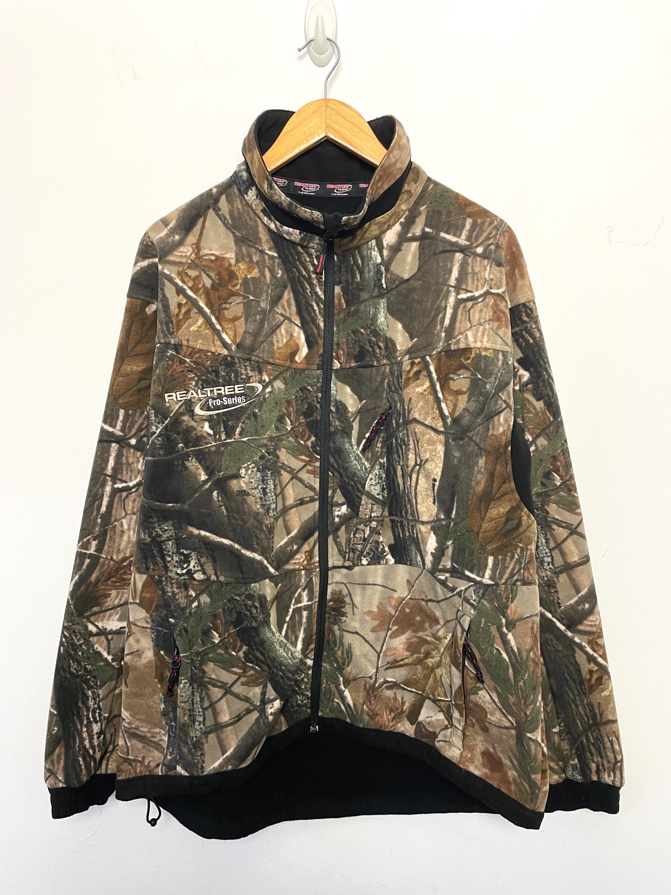 Vintage Realtree Pro Series by Whitewater Forest Camouflage Zip up
