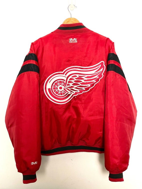 Vintage 1990s Mirage Detroit Red Wings NHL Hockey Puffer