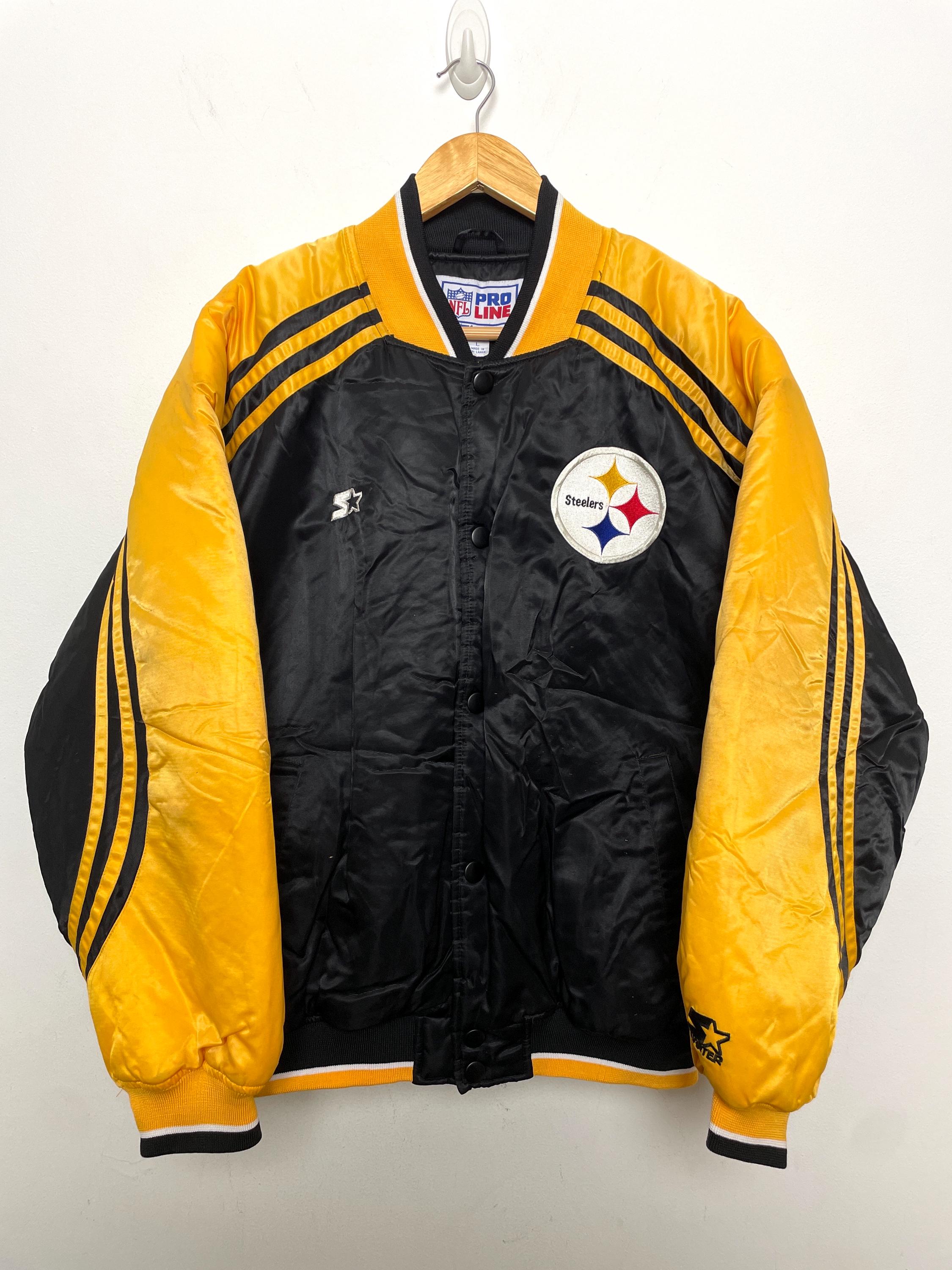 Pro Line Pittsburgh Steelers Satin Jacket Men's Starter
