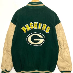 Green bay packers leather jackets - Etsy 日本