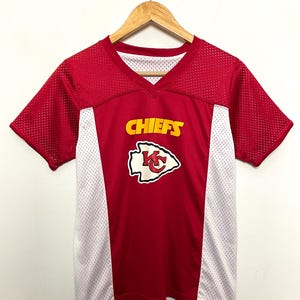 Vintage 2000s Kansas City Chiefs NFL Football Reversible Jersey (fits adult XS)