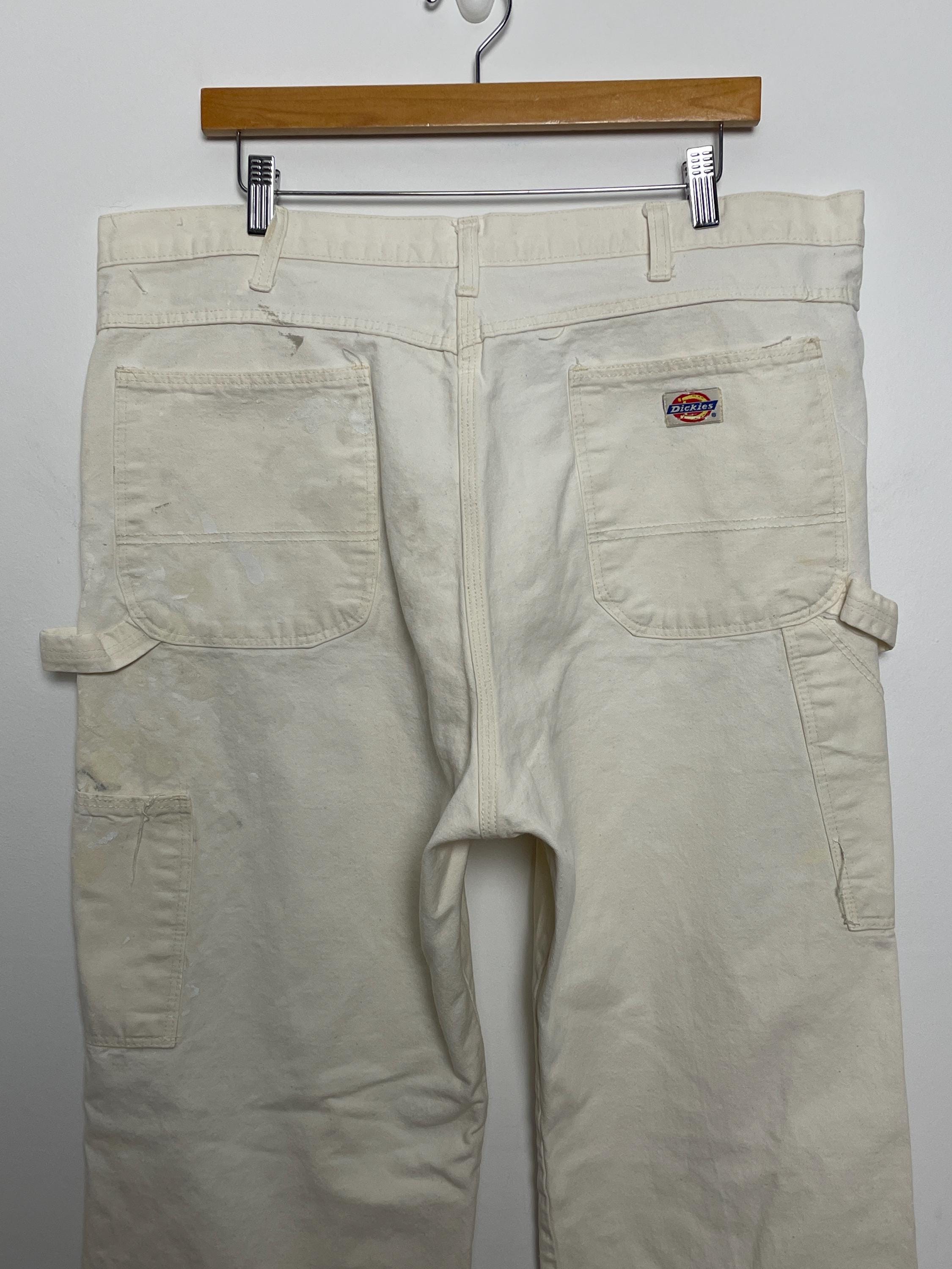 Vintage 1980s Dickies Talon Zipper Workwear Carpenter Painter