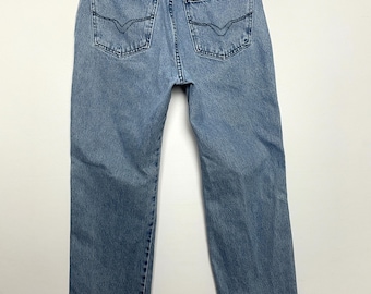 Vintage 1990s Harley Davidson Motorcycles Women’s Blue Denim Biker Jeans (size 8)