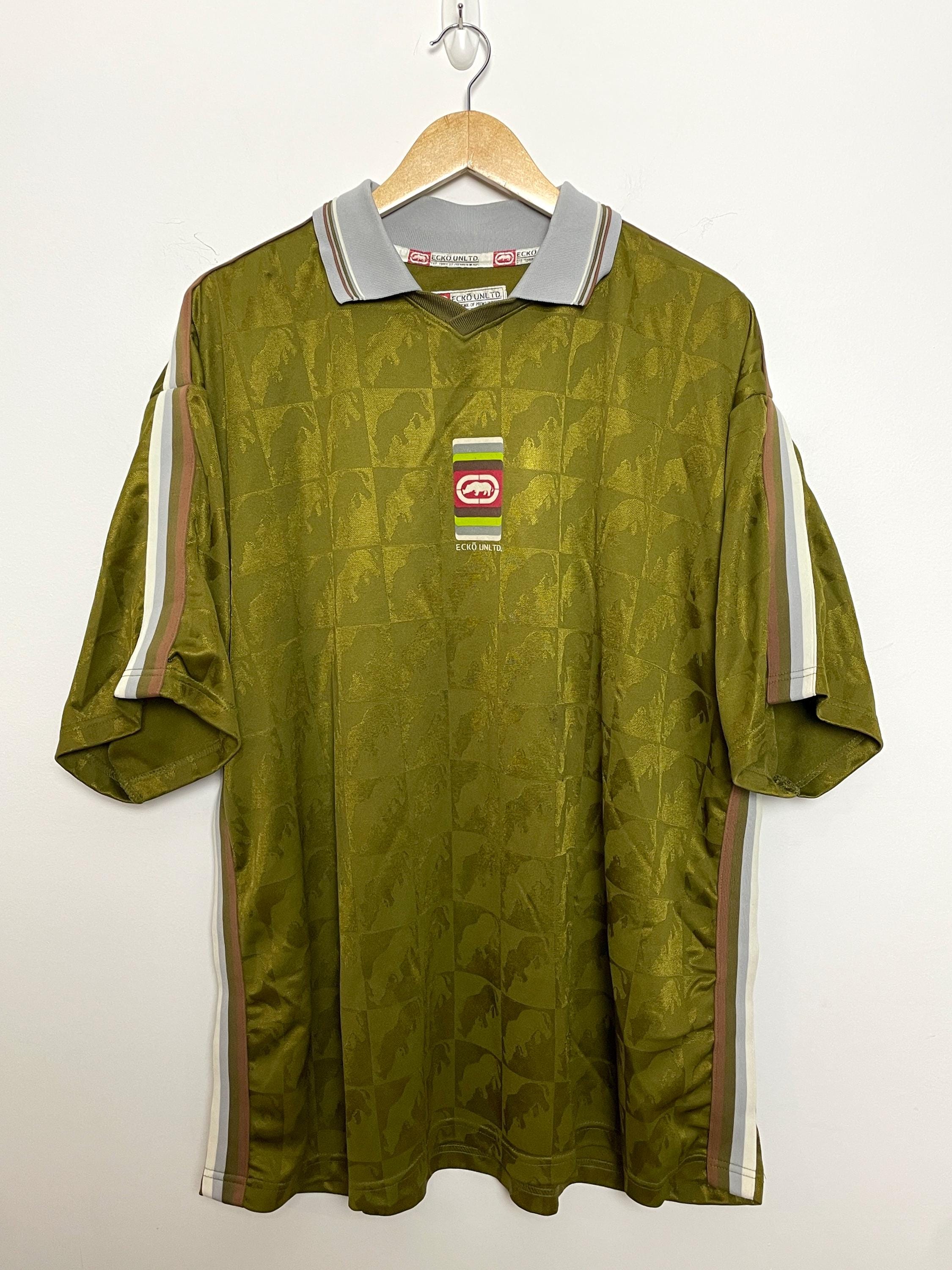 Vintage 1990s Ecko Unlimited Rhino Logo Monogram All Over Print