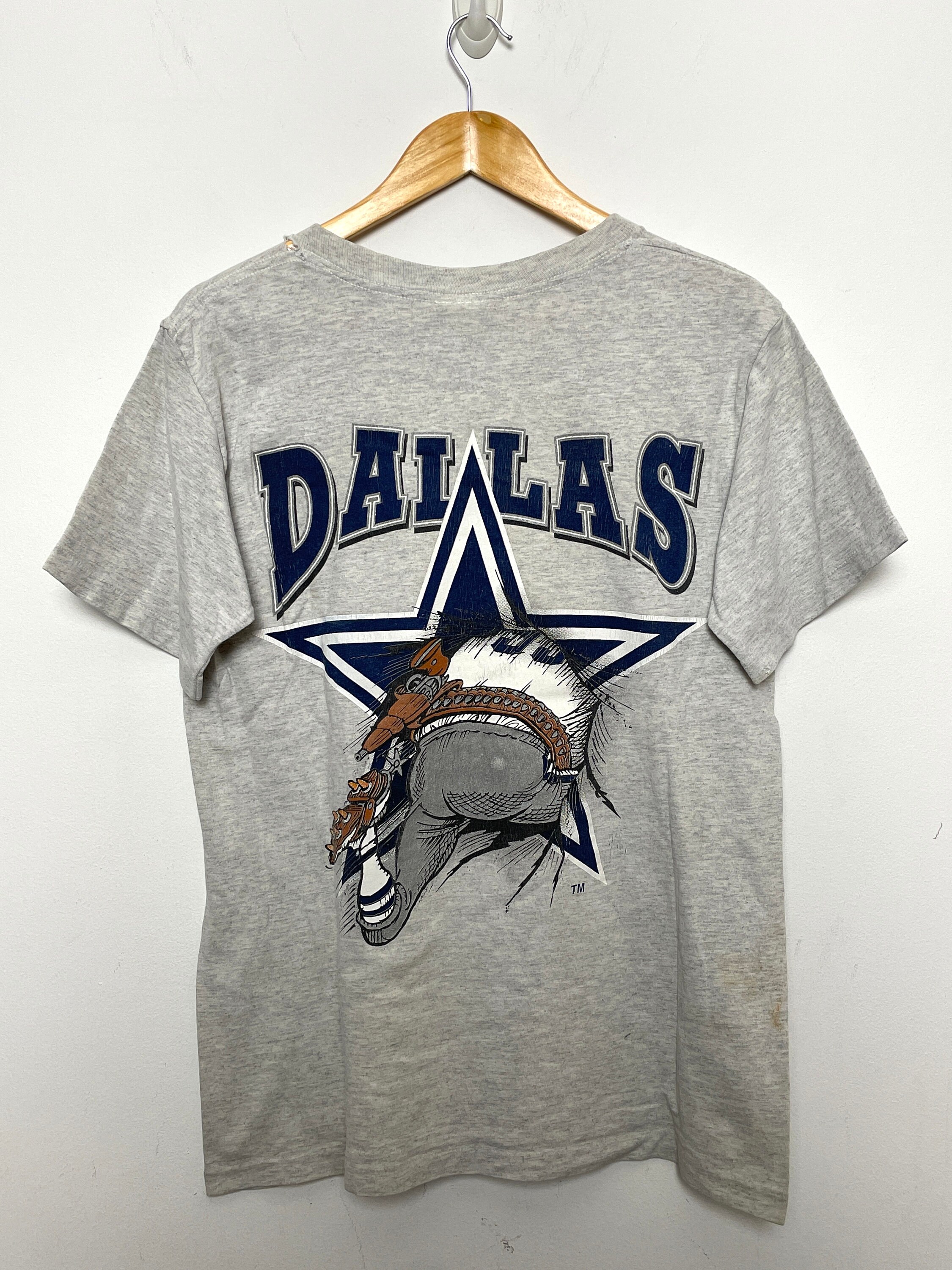 Vintage 1990s Dallas Cowboys NFL Football Nutmeg Mills Made in USA