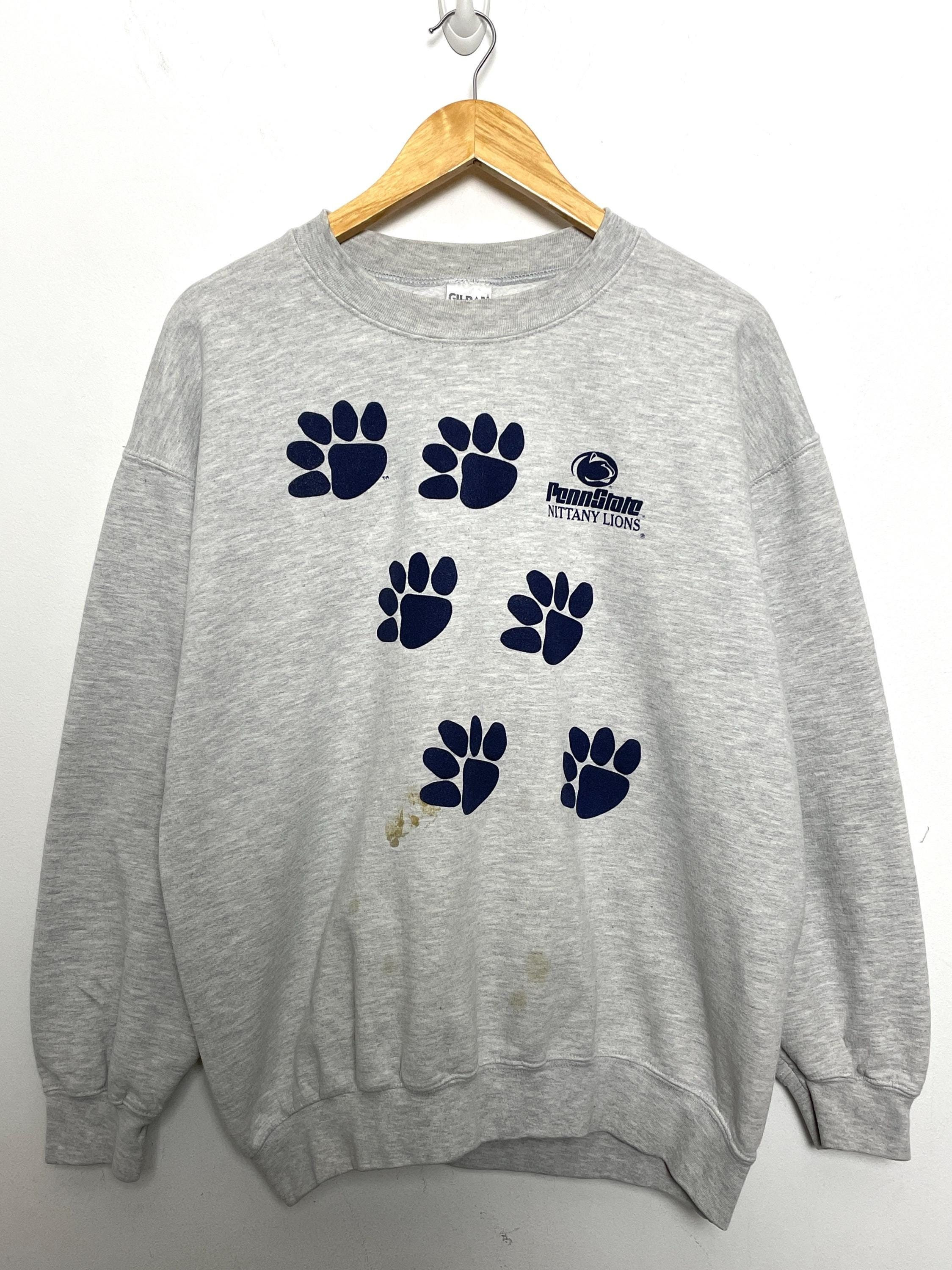 Vintage 1990s Penn State Nittany Lions Pawprint Graphic Big