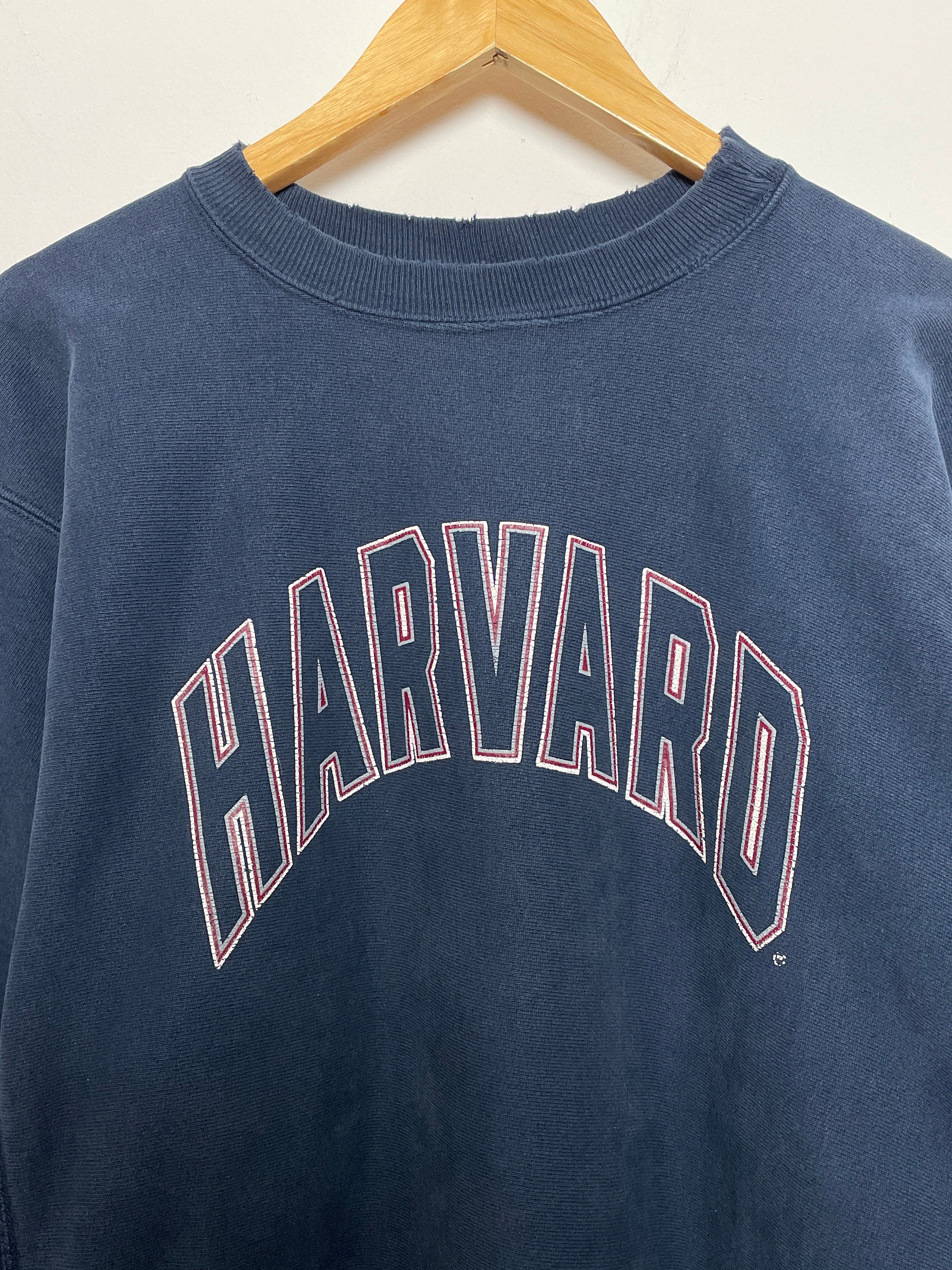 Champion 90's REVERSE WEAVE HARVARD 両面 Harvard Champion Reverse Weave Hoodie - The Harvard Shop