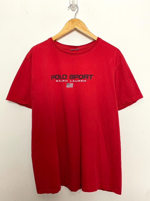 Vintage 1990s Polo Sport by Ralph Lauren Spel Out Flag Logo Vintage 1990s Polo Sport by Ralph Lauren Spel Out Flag Logo