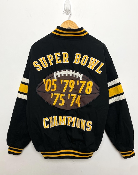 USA製 Pittsburgh Football 5 Time Champs Vintage Pittsburgh Steelers NFL Football 5 Time Super Bowl