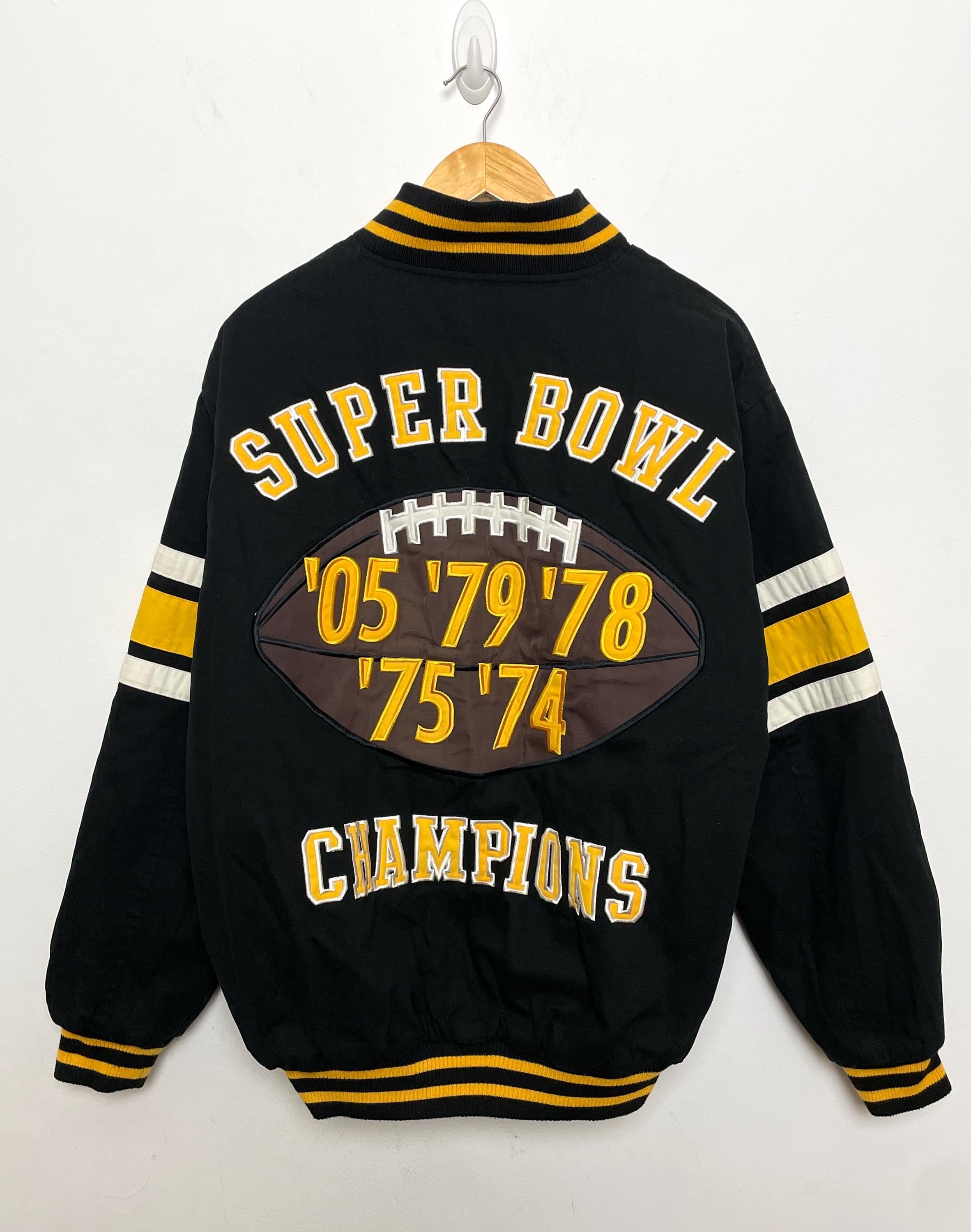 ♦年内価格♦NFL Steelers Championsスタジャン バーシティ 191044_1.jpg