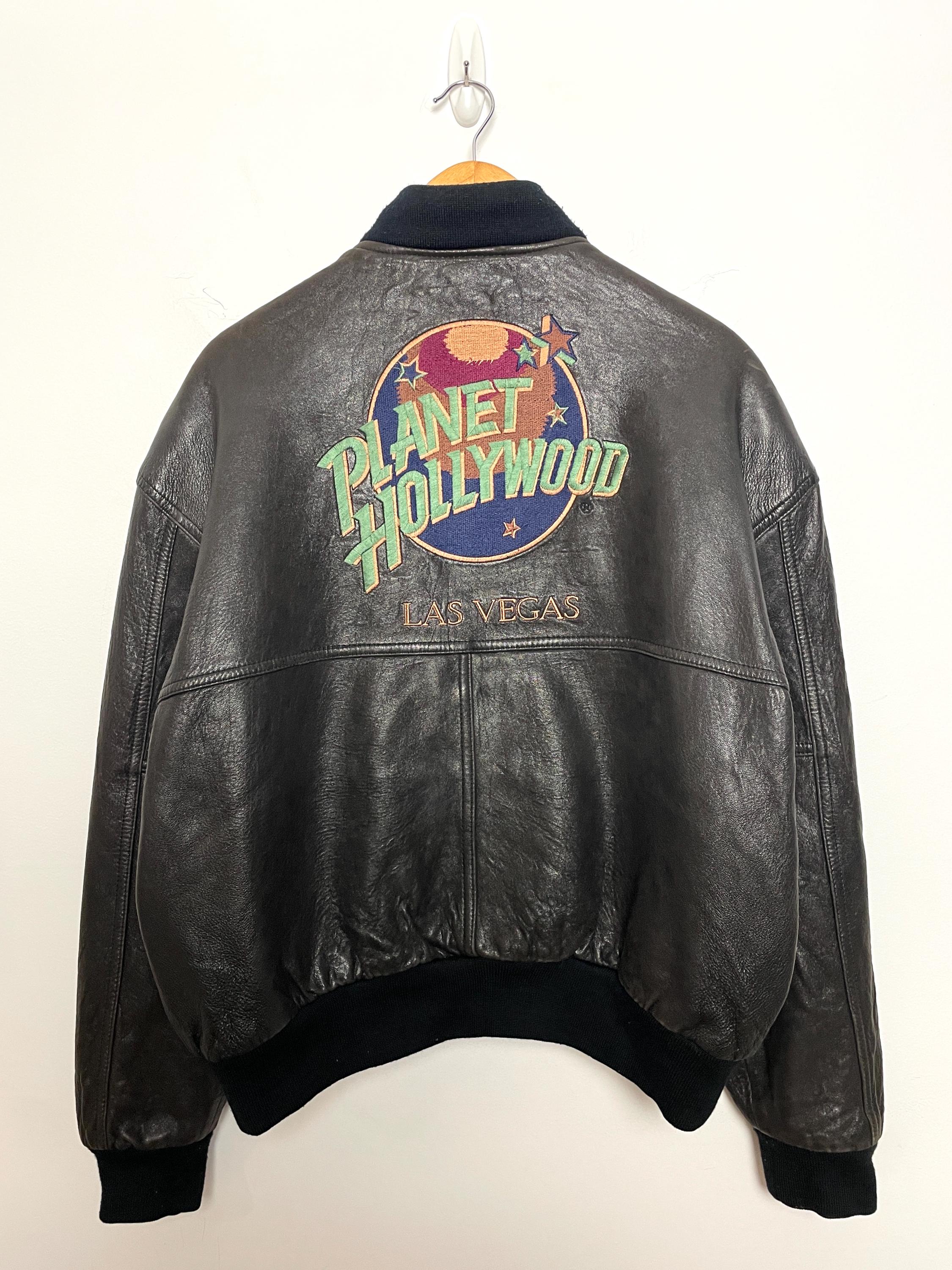 Planet Hollywood Leather Jacket - Etsy