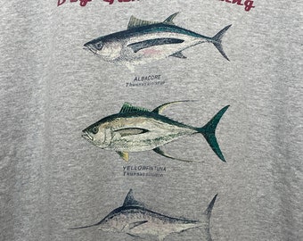 Vintage 1990s Nautica Deep Sea Big Game Fishing Albacore
