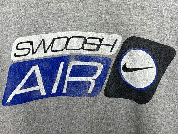 Vintage 1990s Nike Swoosh Air Spell Out Graphic T… - image 3