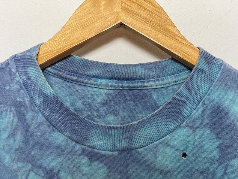 Vintage 1990s Costa Rica Rainforest Tree Frog Graphic Blue Dyed Tee ...