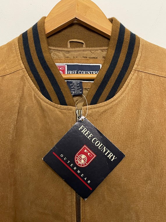 Vintage 1990s Free Country Outerwear New With Tags Brown and Navy