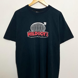 Vintage 2003 MTV Wildboyz Steve-O and Chris Pontius Jackass Graphic Tee Shirt (size adult Large)