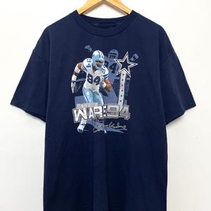 Vintage 2000s Demarcus Ware Dallas Cowboys NFL Football #94 Defensive End Graphic Tee Shirt (size adult Large)