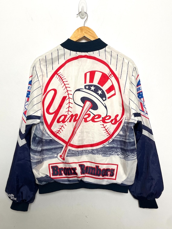 Vintage 1989 New York Yankees Bronx Bombers Chalk Line Made in USA