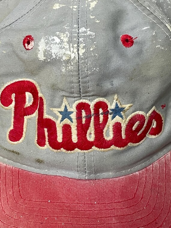 Vintage 1990s Philadelphia Phillies Distressed Painter's Snap Back