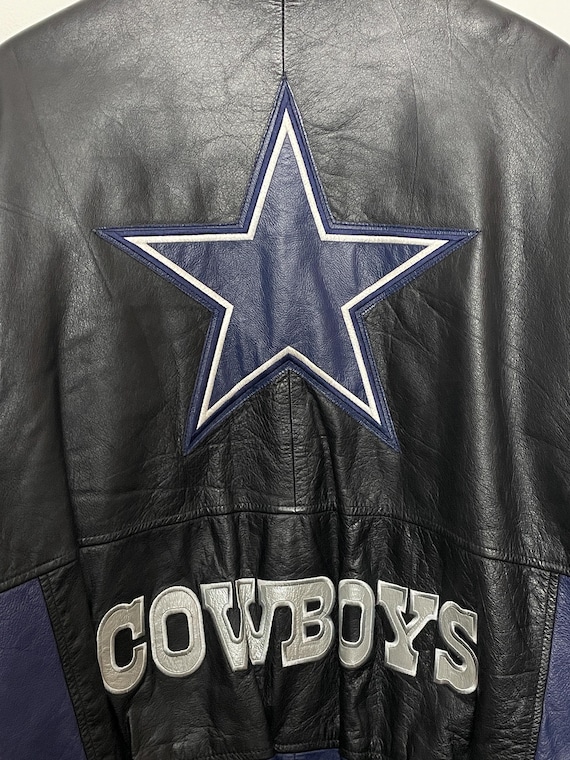 Vintage 1990s Dallas Cowboys NFL Football Genuine Leather