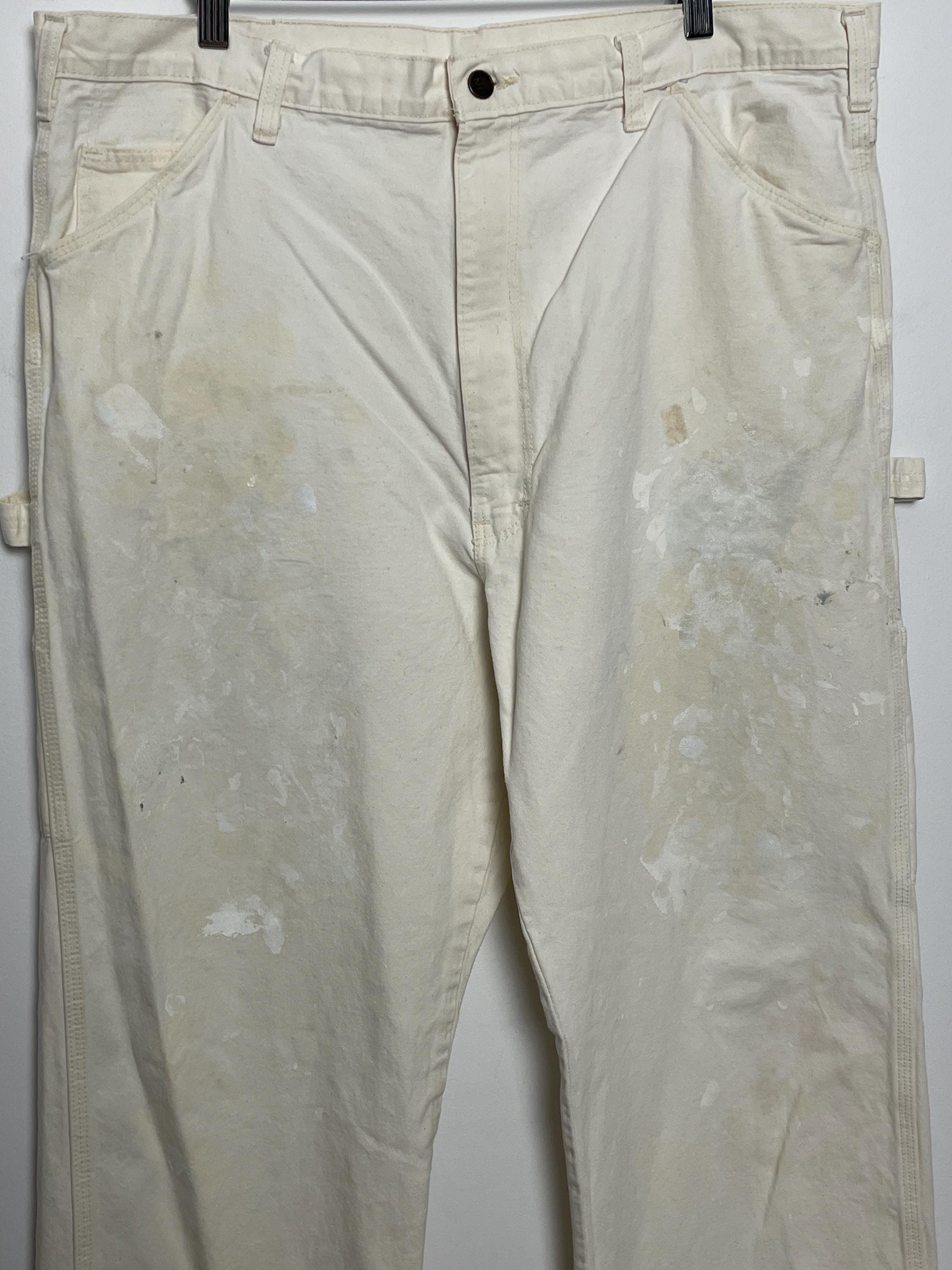Vintage 1980s Dickies Talon Zipper Workwear Carpenter Painter
