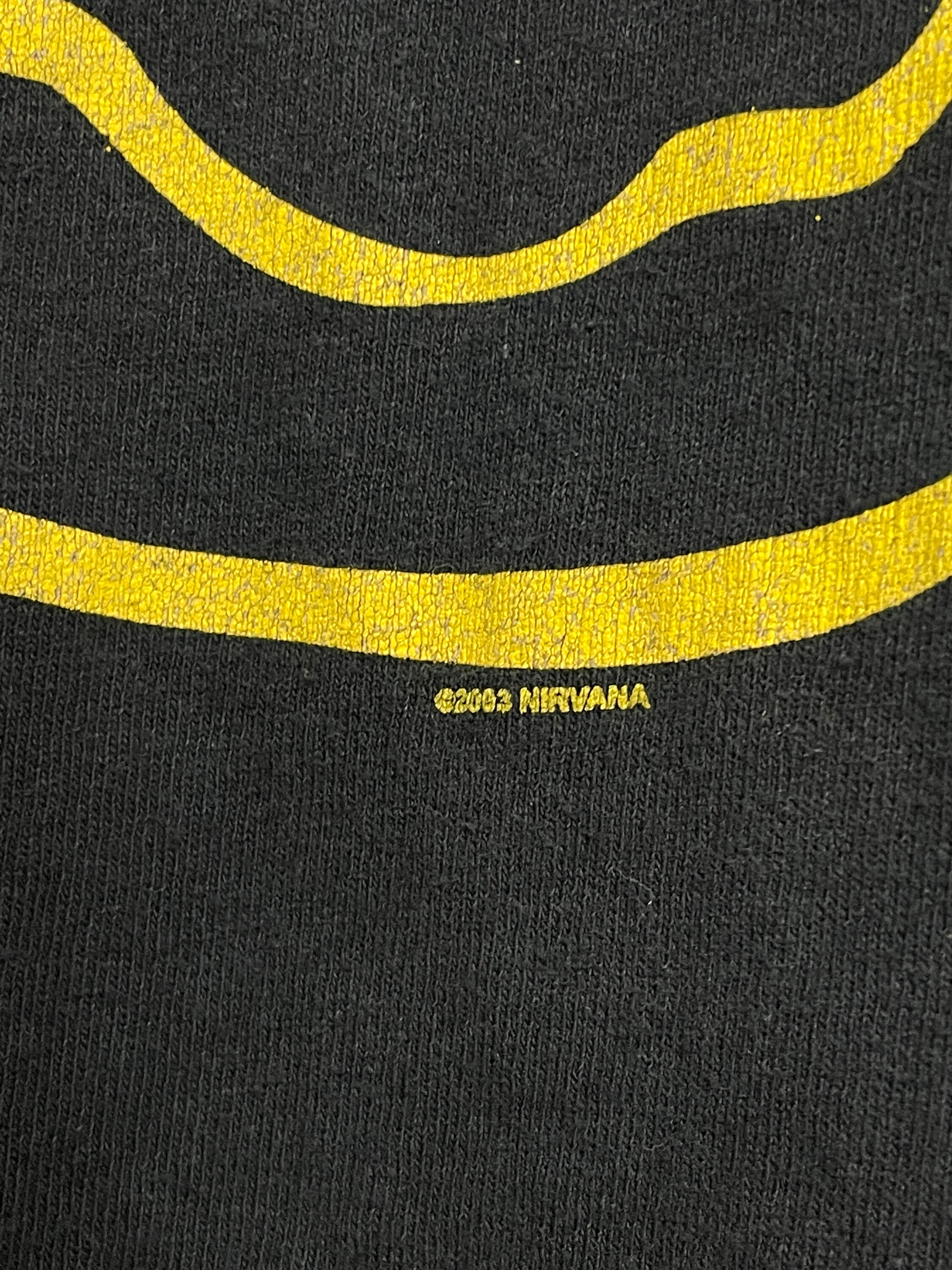 Vintage 2003 Nirvana Smiley Face 
