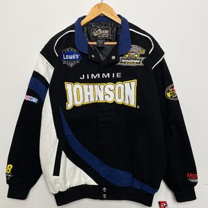 Vintage 2000er Chase authentische Fahrer-Linie Jimmie Johnson # 48 Nascar Cup Series Champion Neu mit Tags Racing Jacke (Größe Erwachsene Large)