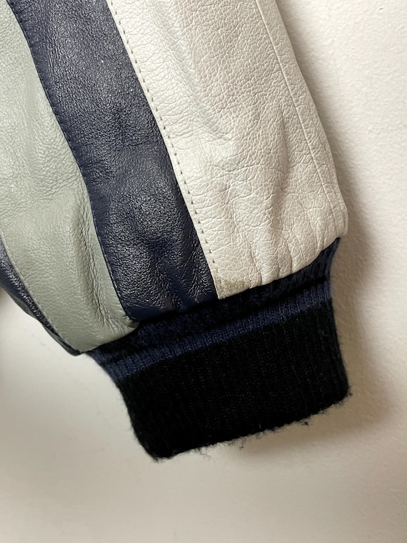 Vintage 1990s New York Yankees MLB Baseball Genuine Leather Zip up