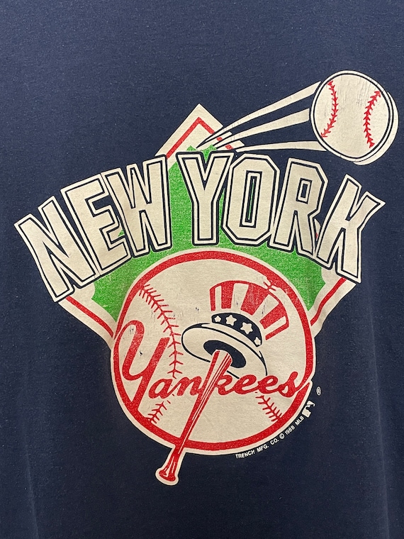 80’s NY Yankees Long Sleeve Tee ヴィンテージ green-new-york-yankees-