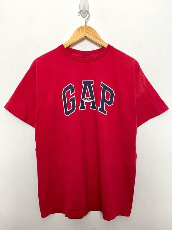 Vintage 1990s Gap Athletic made in USA Spell Out … - image 1
