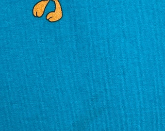 Chemise Vintage Tweety Bird Femme XL Bleue – Looney Tunes Crop Top Y2K