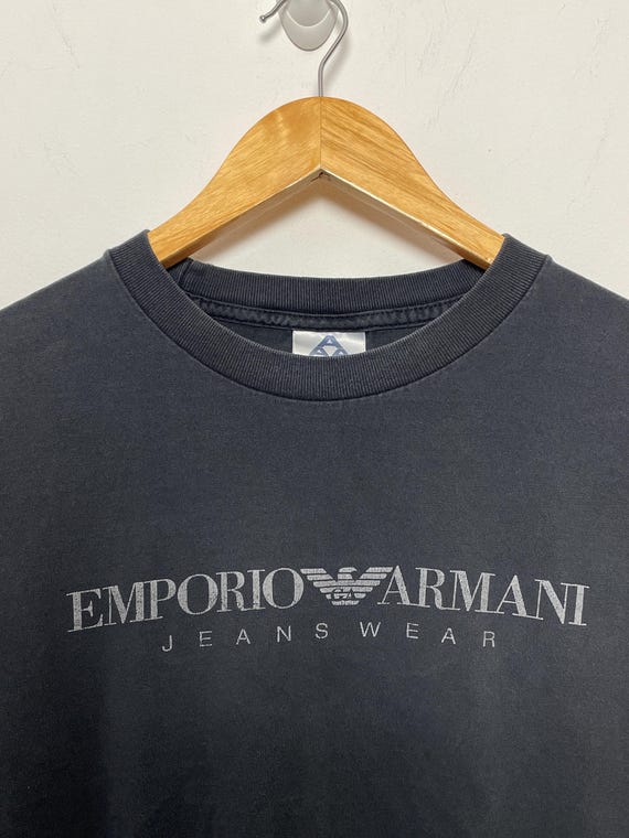 Vintage 1990s Emporio Armani Jeanswear Spell Out Graphic
