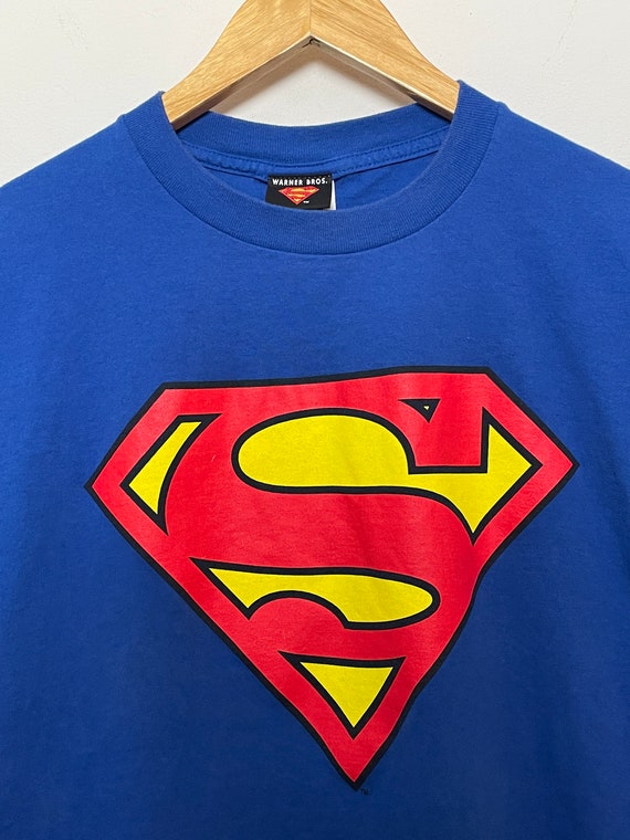 Vintage 1990s Superman Shield Logo DC Comics made… - image 2