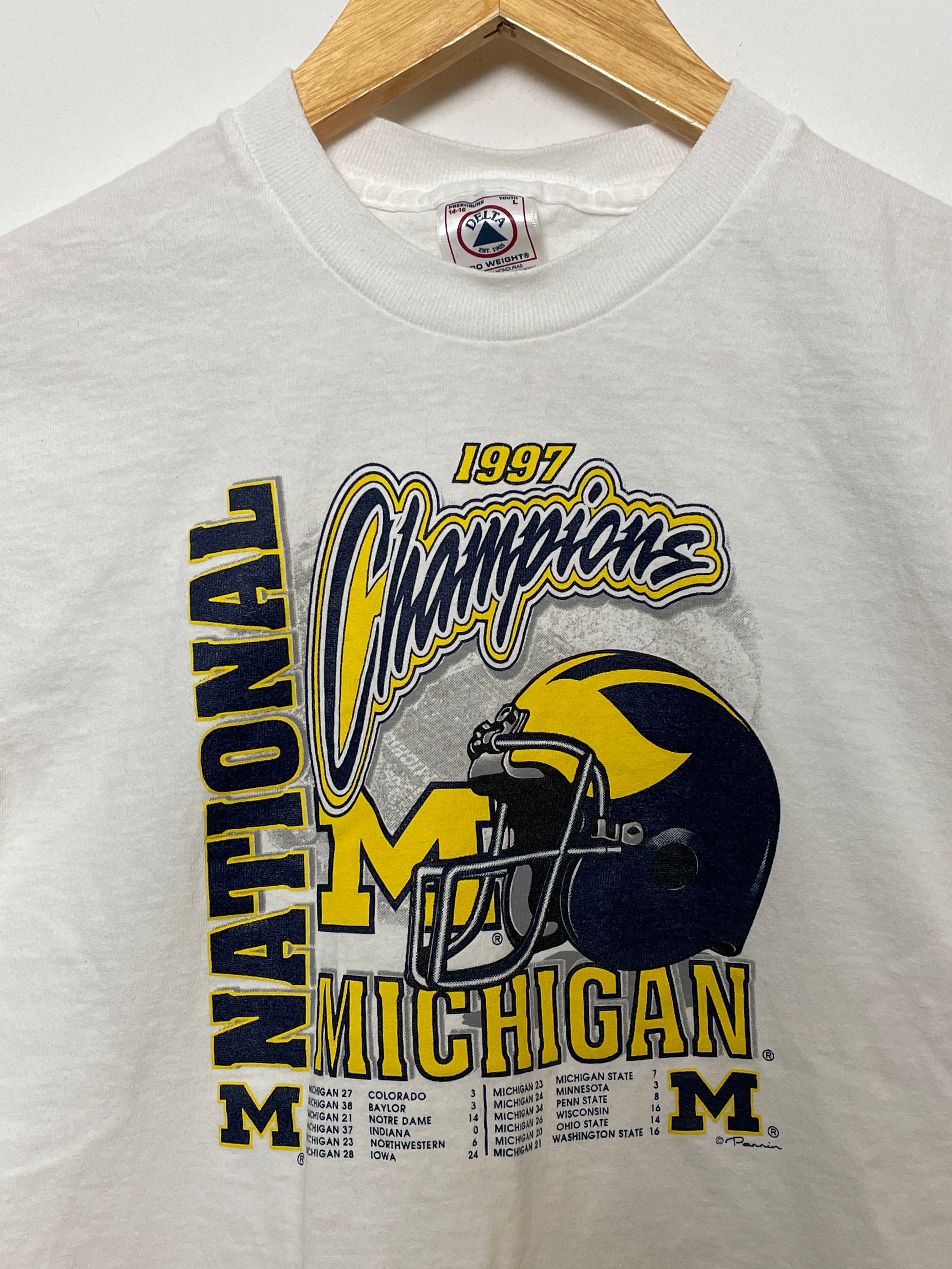 Vintage 1997 Michigan Wolverines Football National Champions