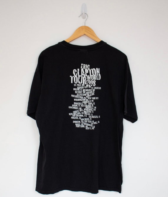 Vintage 1998 Eric Clapton Live World Tour Band Co… - image 3