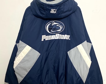 Vintage 1990s Starter Penn State Nittany Lions Half Zip Pullover