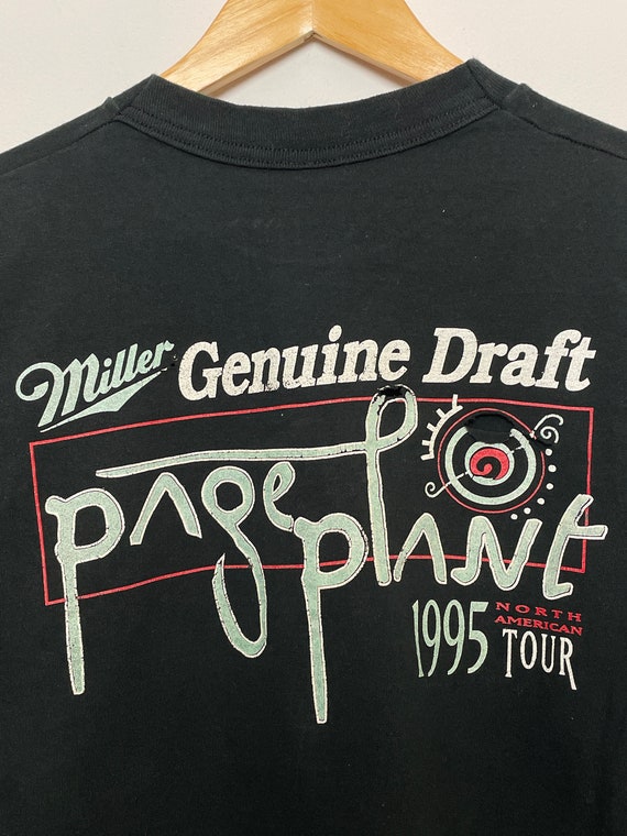 ヴィンテージ 1995 ロバート プラントとジミー ペイジ レッド