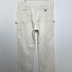 90s〜 Old Dickies 生成り Painter Pants デッドストック☆90s Dickiesディッキーズ コットン ペインター
