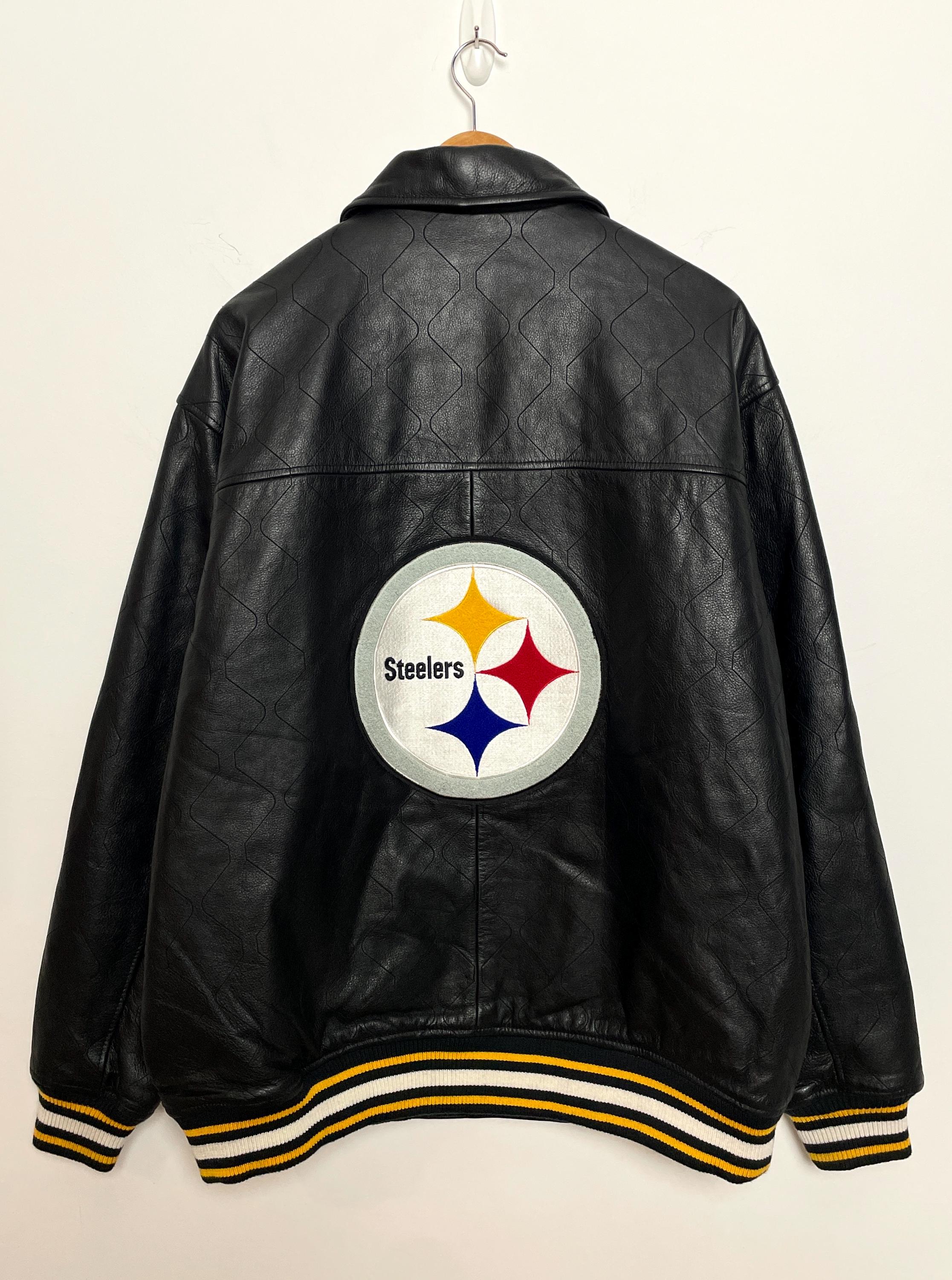 Vintage Reebok Pittsburgh Steelers NFL Football Genuine Black 