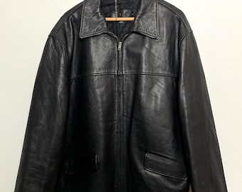 h*r様 90s vintage j.crew suede leather ja J CREW Suede Leather Jacket Lined Coat Button Down Wool