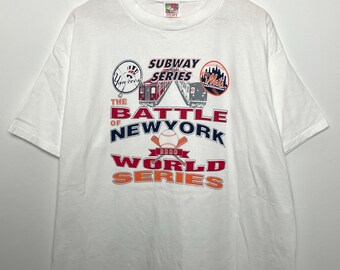 Vintage 2000 World Series New York Mets VS New York Yankees T