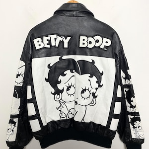 Betty Boop American Toons Leather Jacket - Etsy
