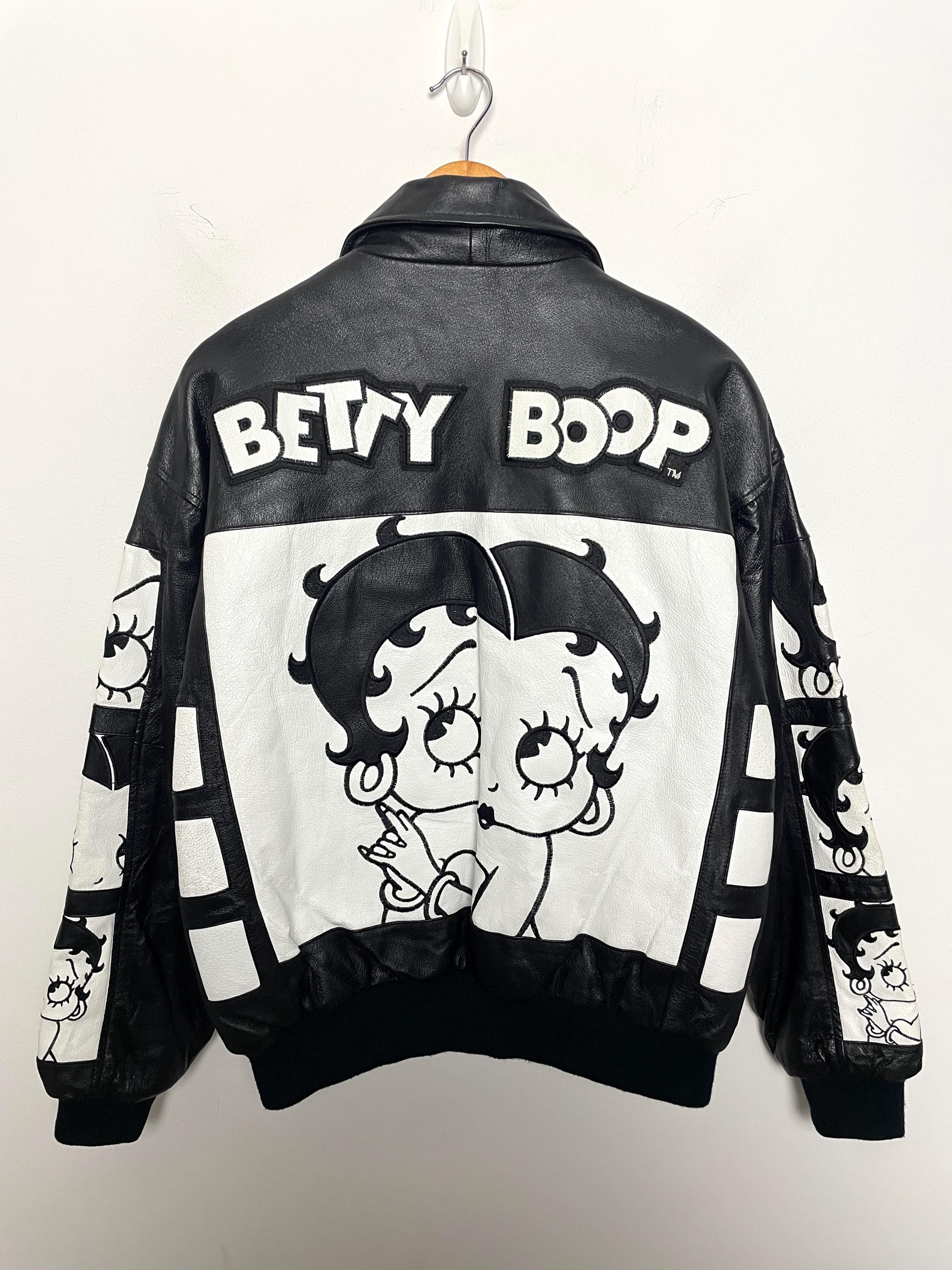 Betty Boop American Toons Leather Jacket - Etsy