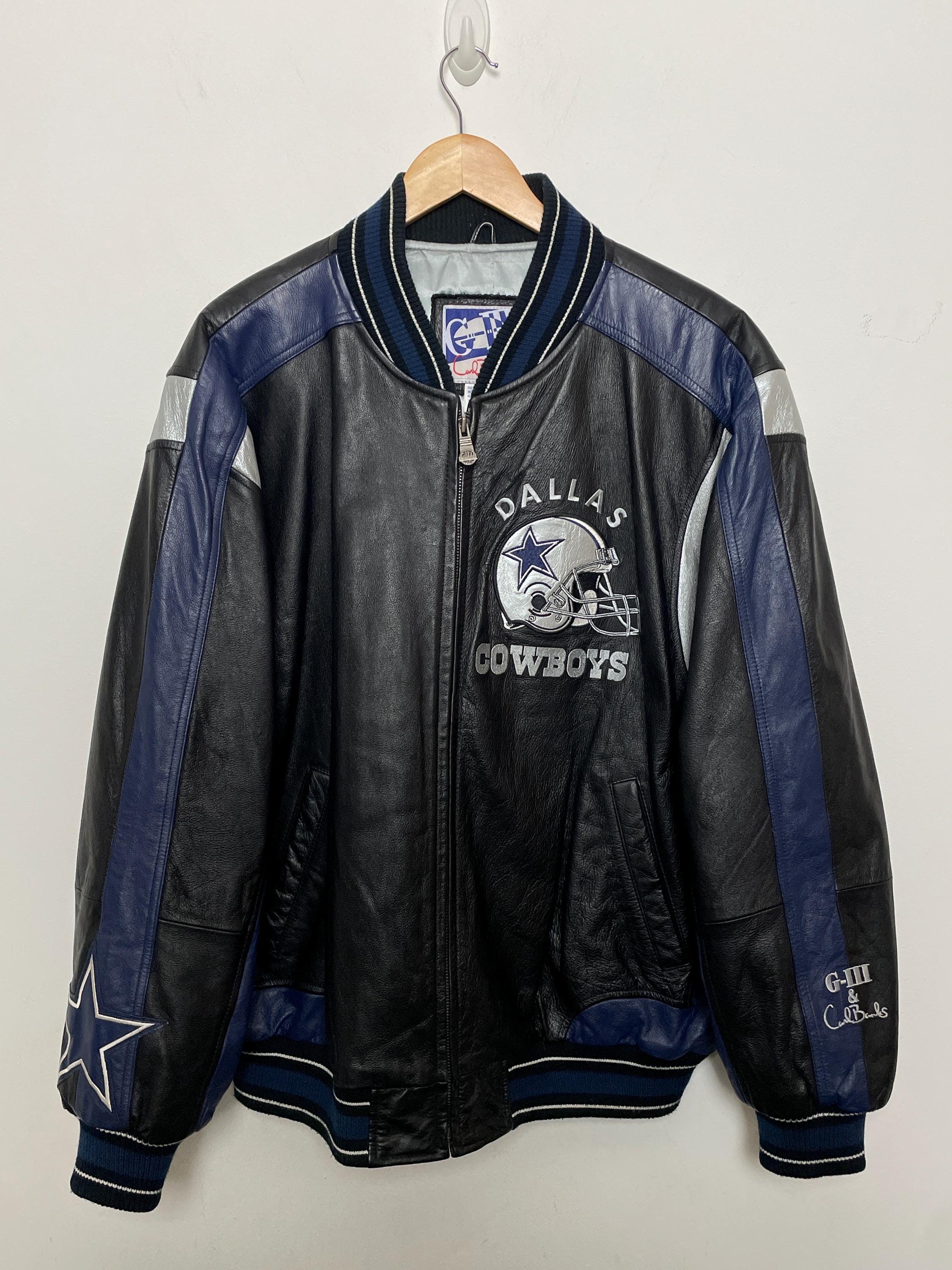 Vintage 1990s Dallas Cowboys NFL Football Genuine Leather