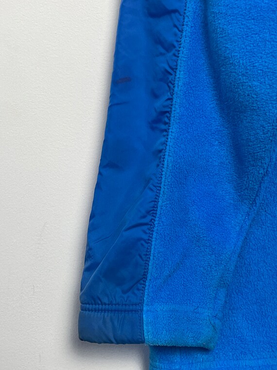 Vintage 1990s Nike Mini Logo Swoosh Blue Fleece P… - image 6