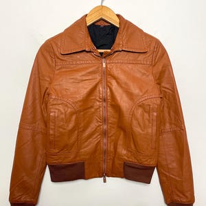Italian Vintage Leather Jacket - Etsy