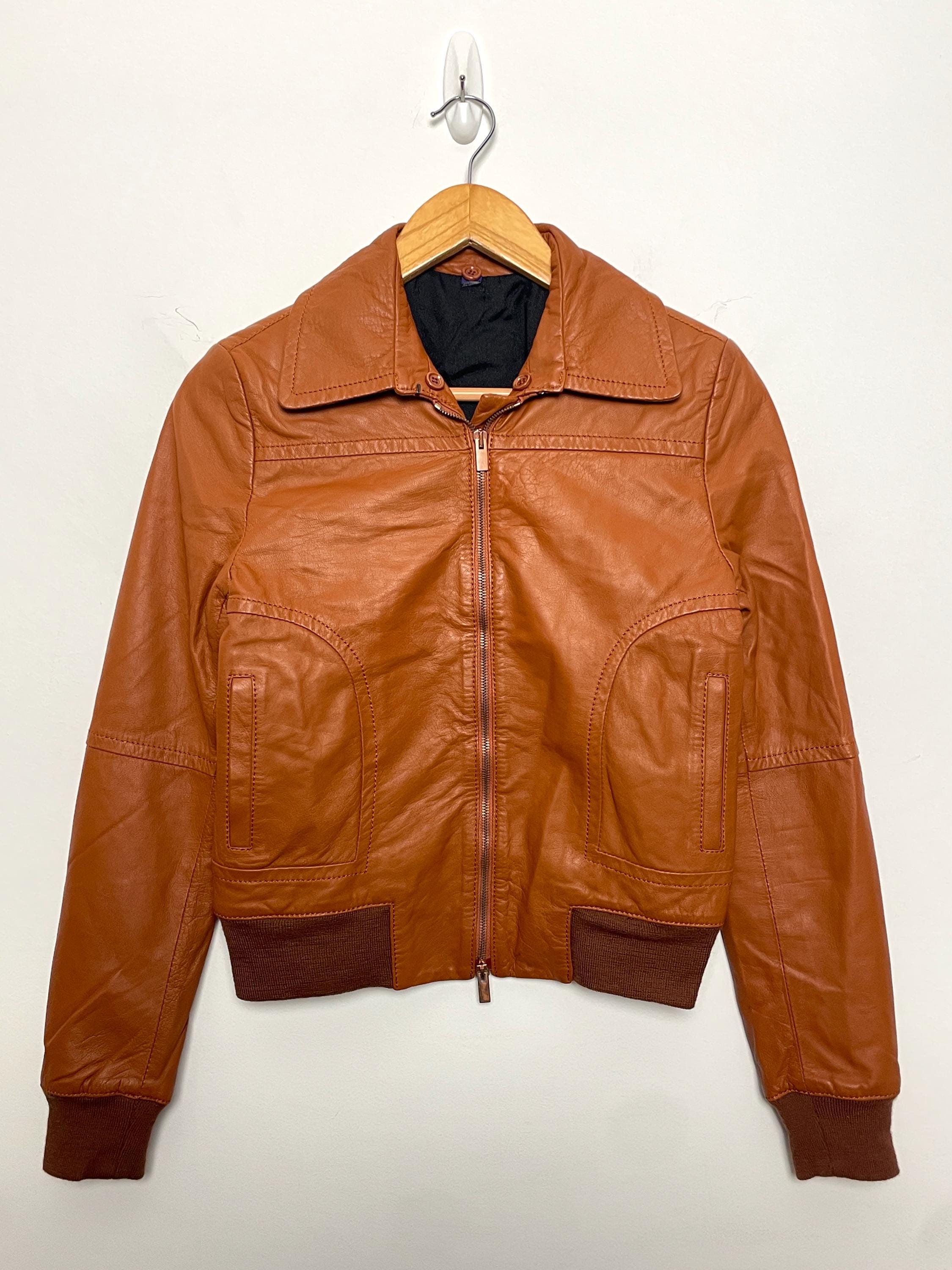 ジャケット・アウター Vintage Leather Jacket Italy BALL BASIC 51zkAXQq29L._AC_SY350_QL65_.jpg
