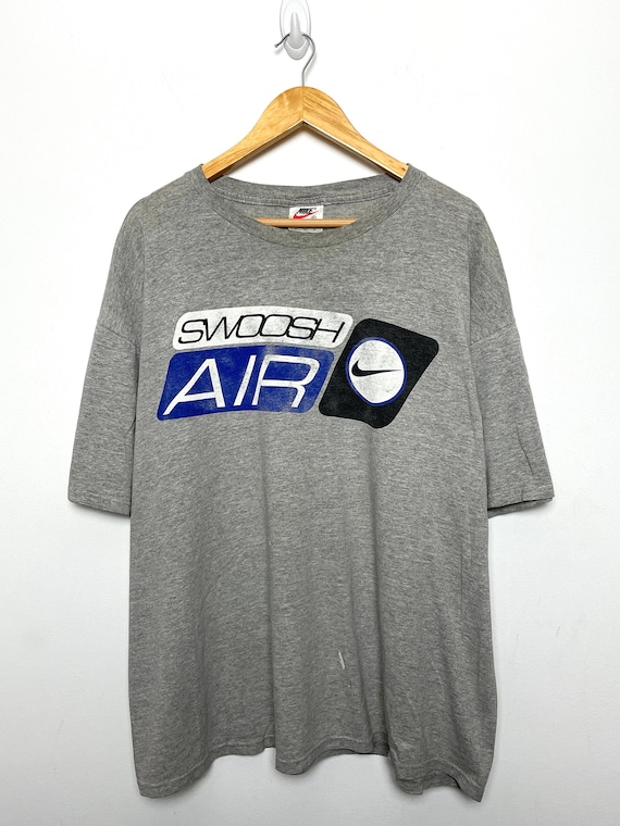 Vintage 1990s Nike Swoosh Air Spell Out Graphic T… - image 1