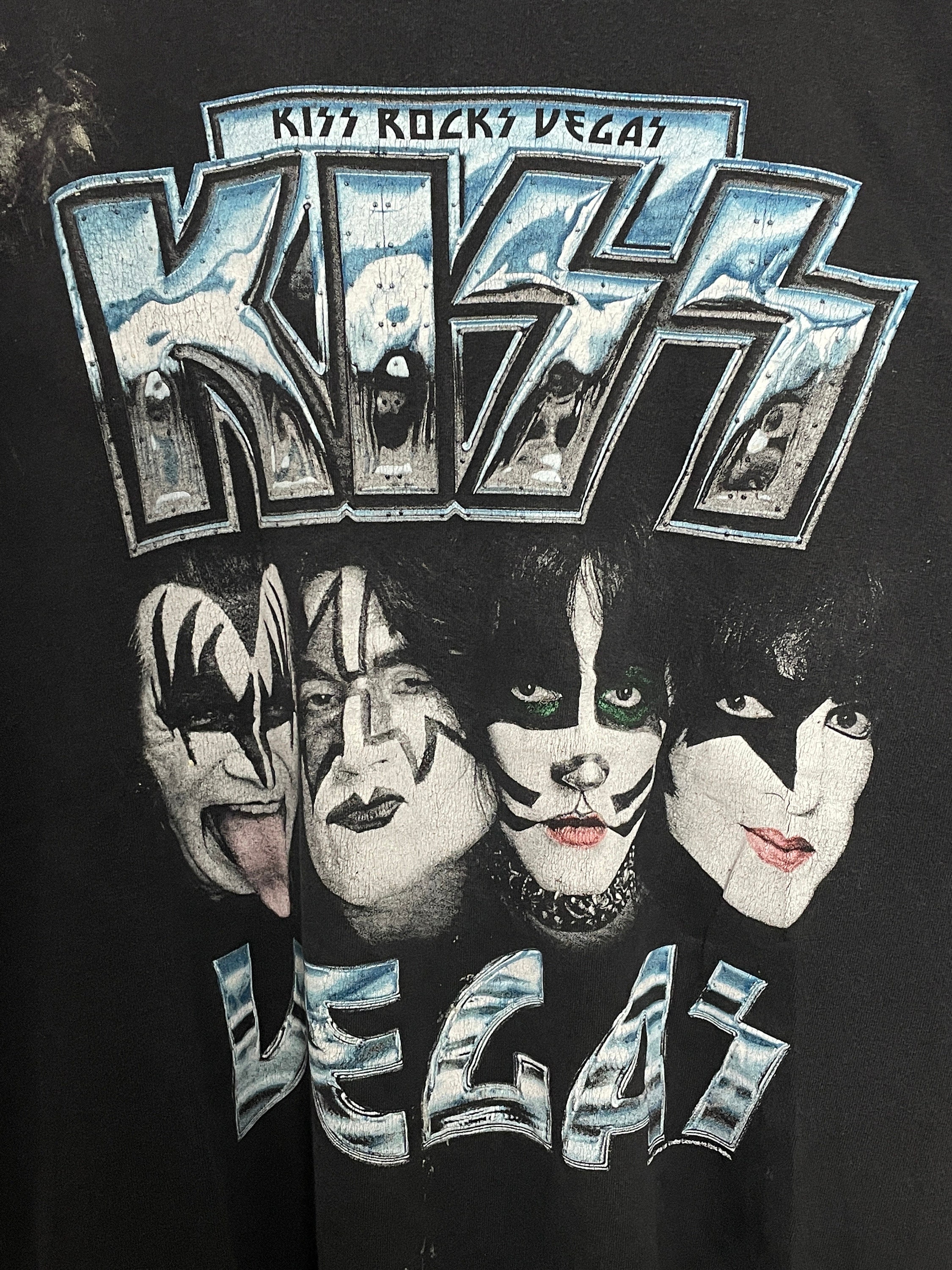 【KISS】ROCKS VEGAS / STAFF Tシャツ 非売品 KISS】ROCKS VEGAS / STAFF Tシャツ 非売品